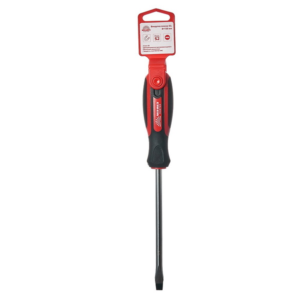 Отвертка плоская Vitals Master S2, 8 х 150 мм