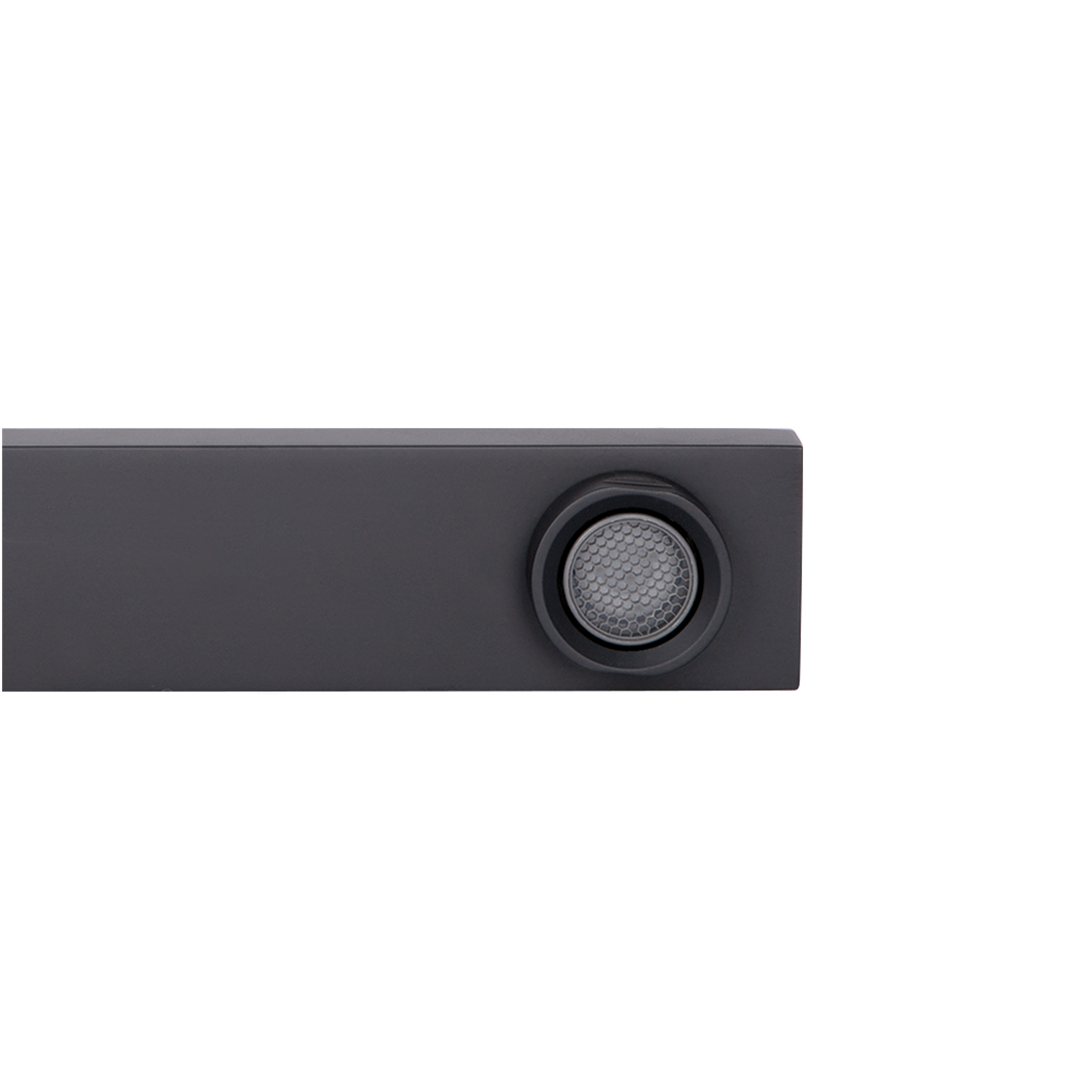 Вилив для систем прихованого монтажу Qtap Vytok 180 мм прямокутний Black Matt (QTVYT246BLM45933)