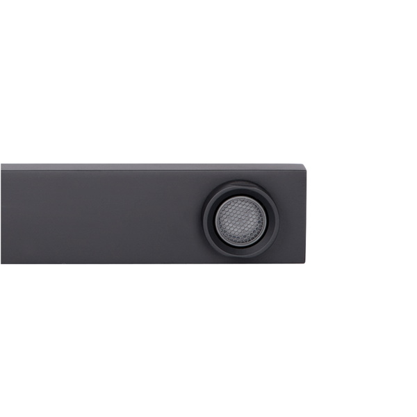 Вилив для систем прихованого монтажу Qtap Vytok 180 мм прямокутний Black Matt (QTVYT246BLM45933)