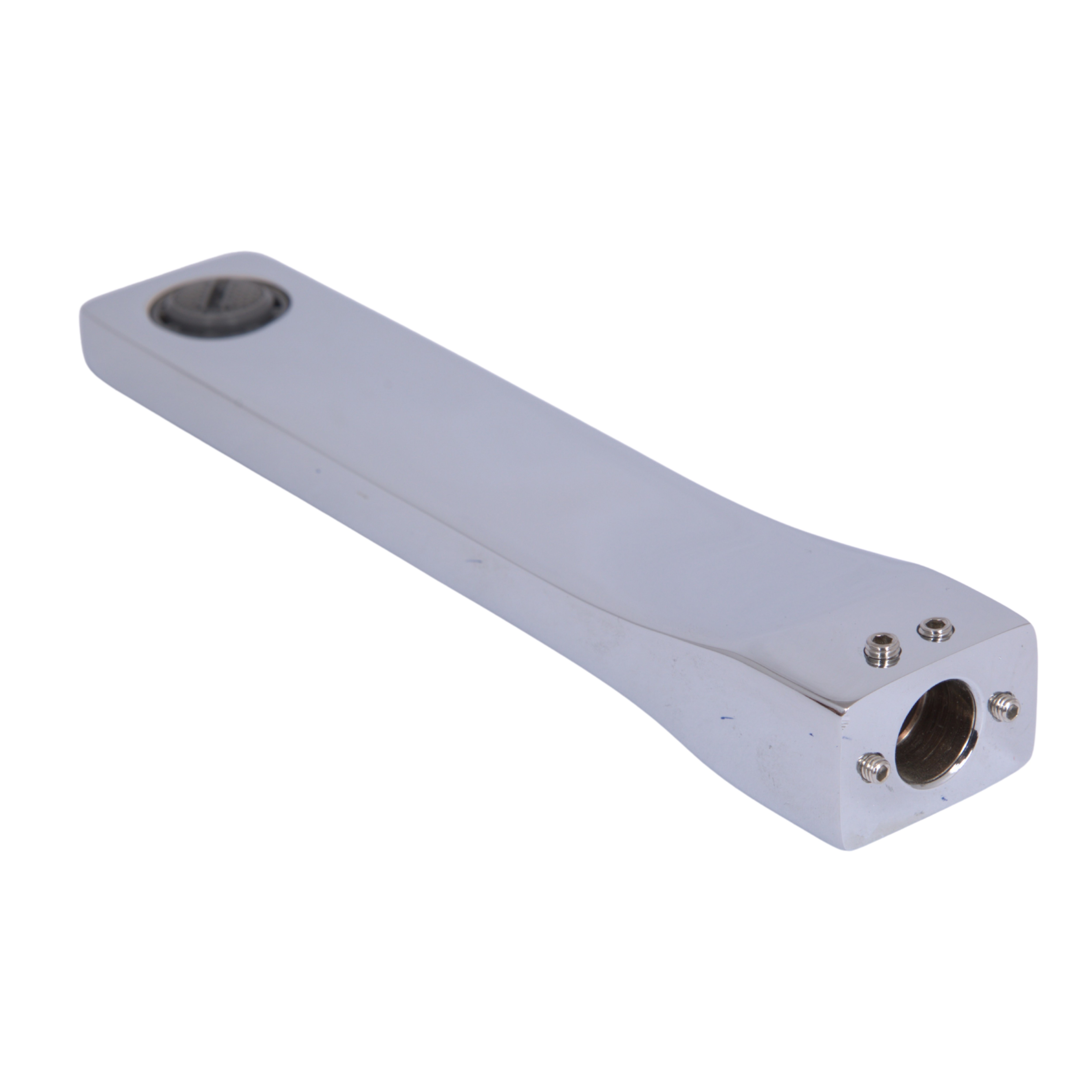 Излив для смесителя для раковины скрытого монтажа Qtap Gemini Chrome (25,8 x 39,3 x 200) (QTGEM258393200CRM50129)