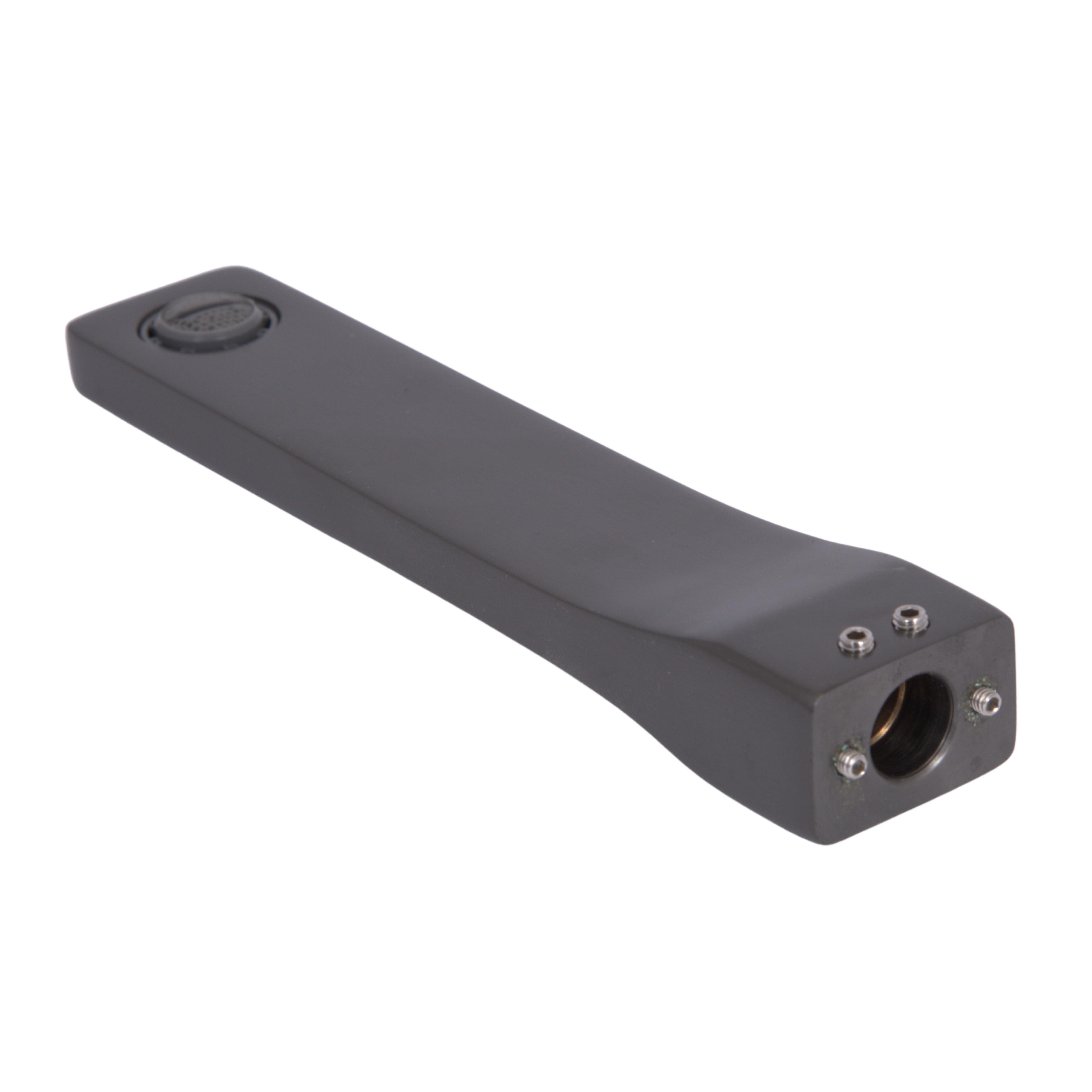 Излив для смесителя для раковины скрытого монтажа Qtap Gemini Gunmetal Black PVD (25,8 x 39,3 x 200) (QTGEM258393200GMB50128)