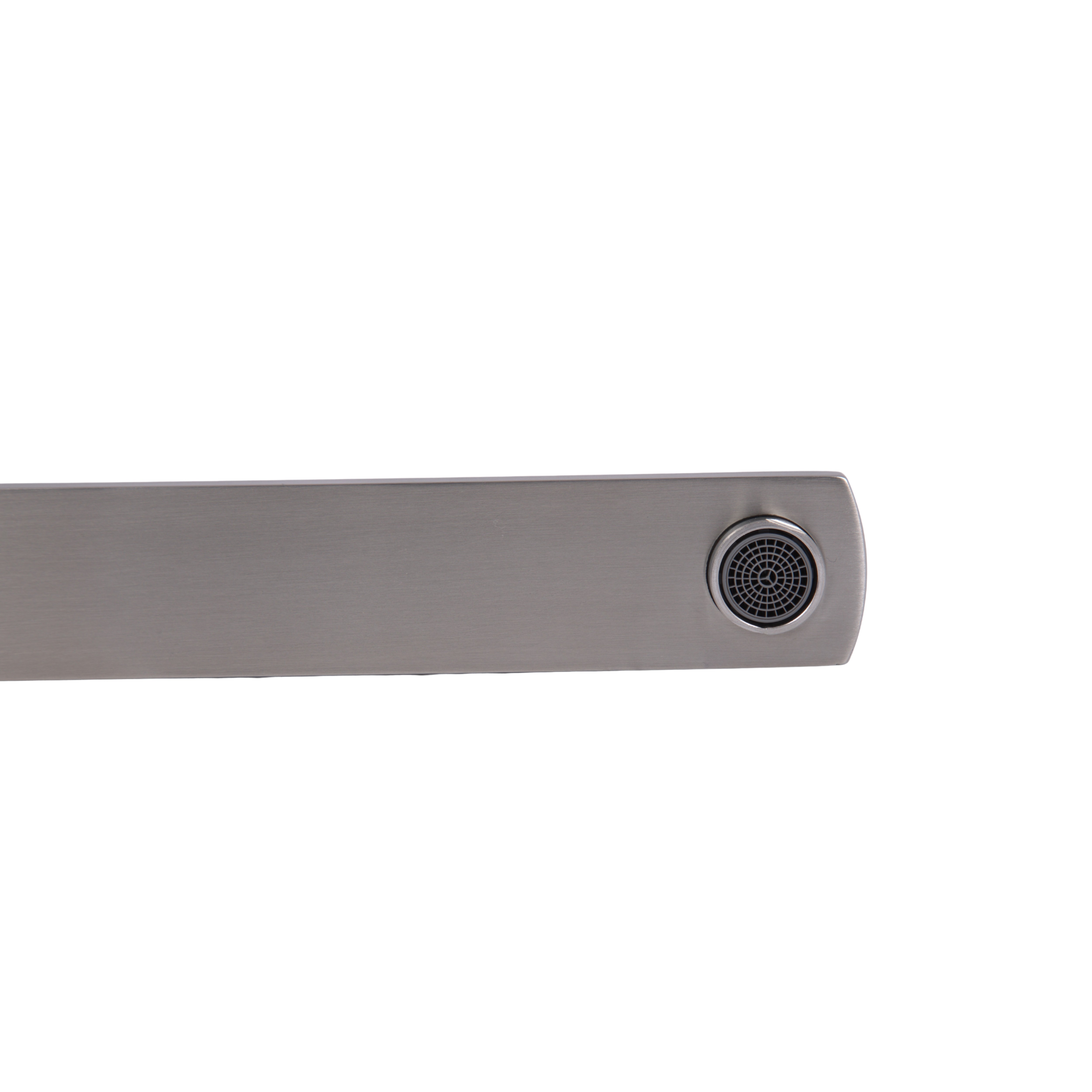 Излив в сборе для смесителей Lidz Kubis 005, 1033 Nickel (355 х 40 х 36) (LDKUB355403549509)