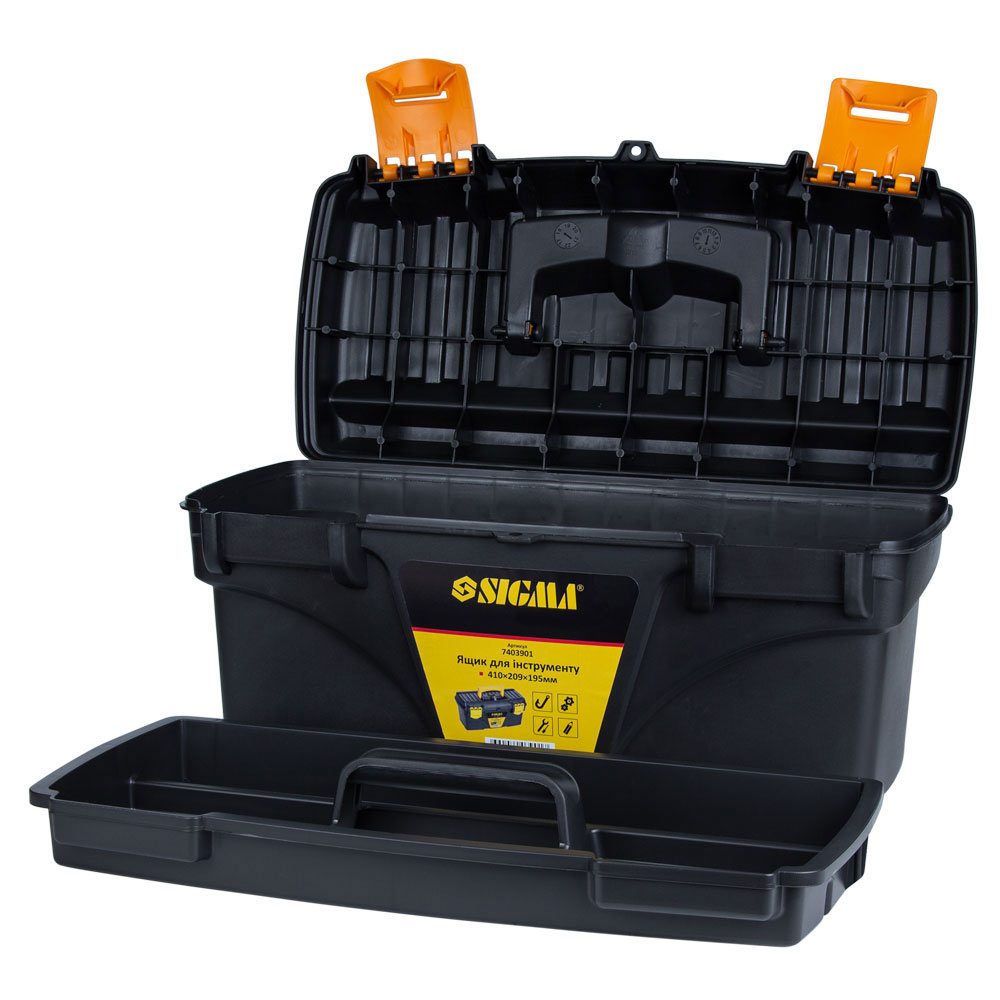Ящик для інструменту Sigma 410 x 209 x 195 мм