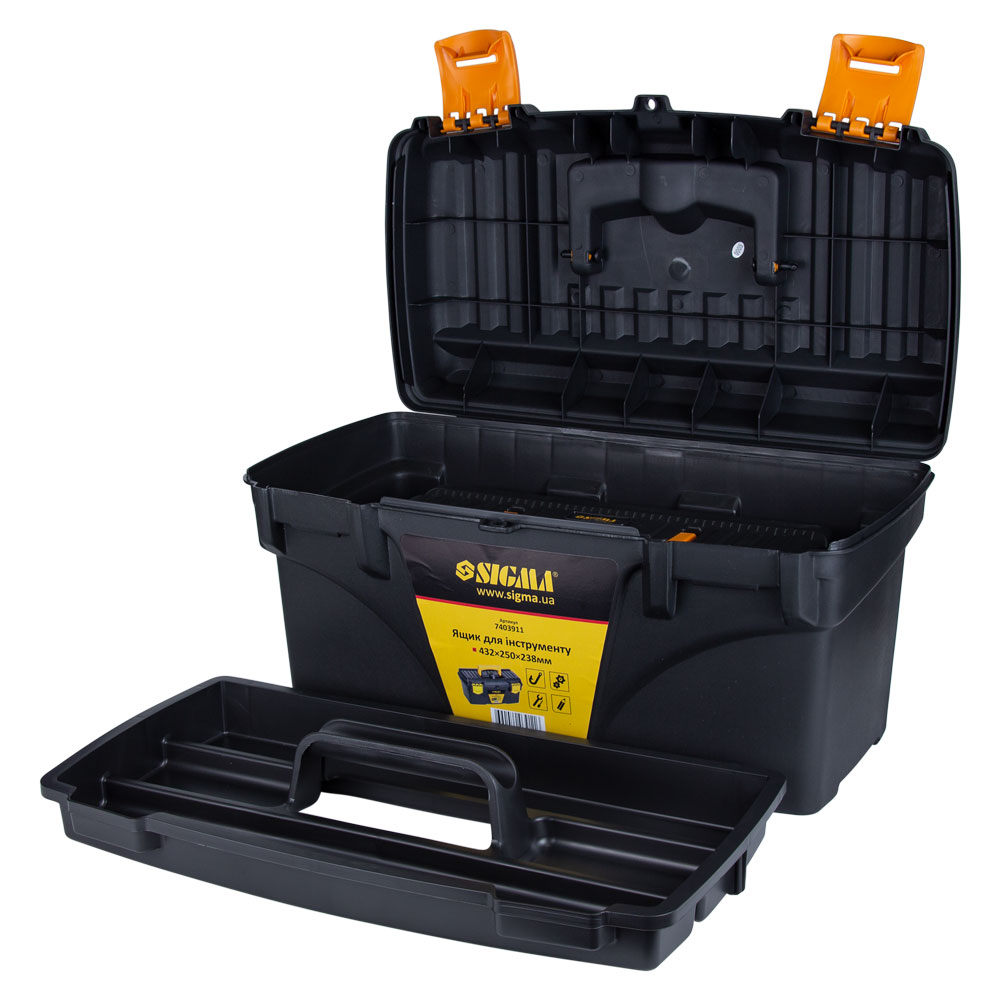 Ящик для інструменту Sigma 432 x 250 x 238 мм