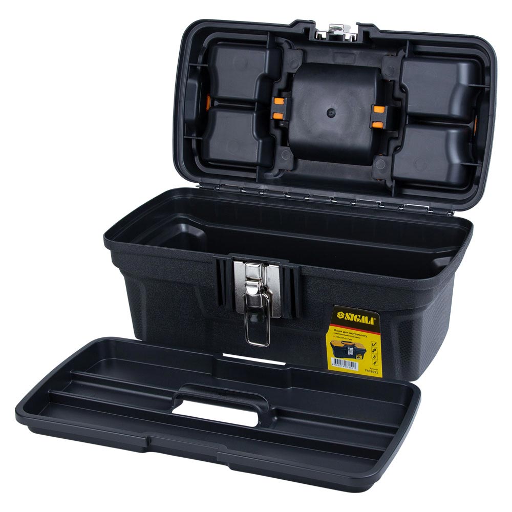 Ящик для інструменту Sigma металеві замки 334 x 187 x 147 мм