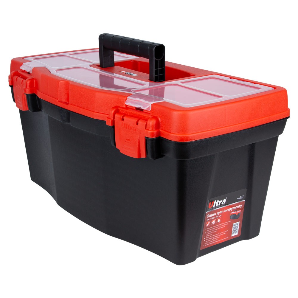 Ящик для інструменту Ultra пластикові замки органайзери 500 x 263 x 240 мм