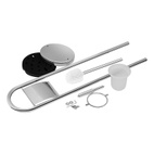 Йоржик Lidz Oreo 0507 підлоговий (матове скло) Chrome (LDORE0507CRM32480)