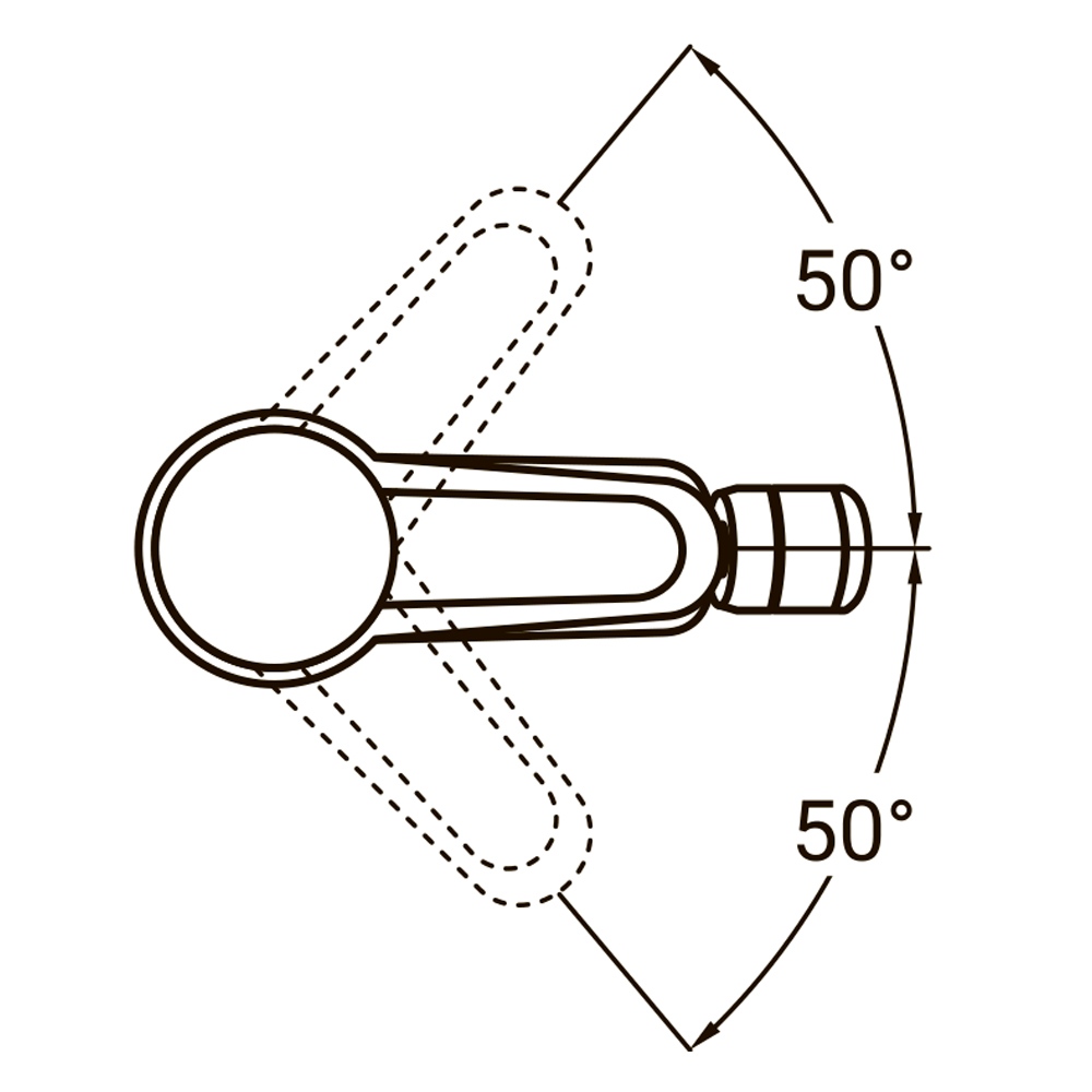 Змішувач для біде Aquatica HK на гайці Ø35 мм