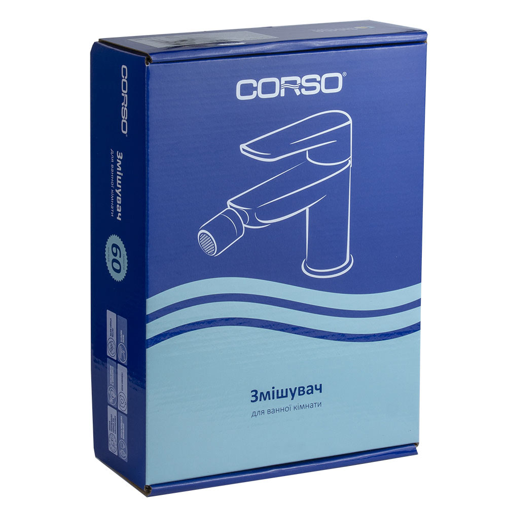 Змішувач для біде Corso Lugano на шпильці Ø26 мм