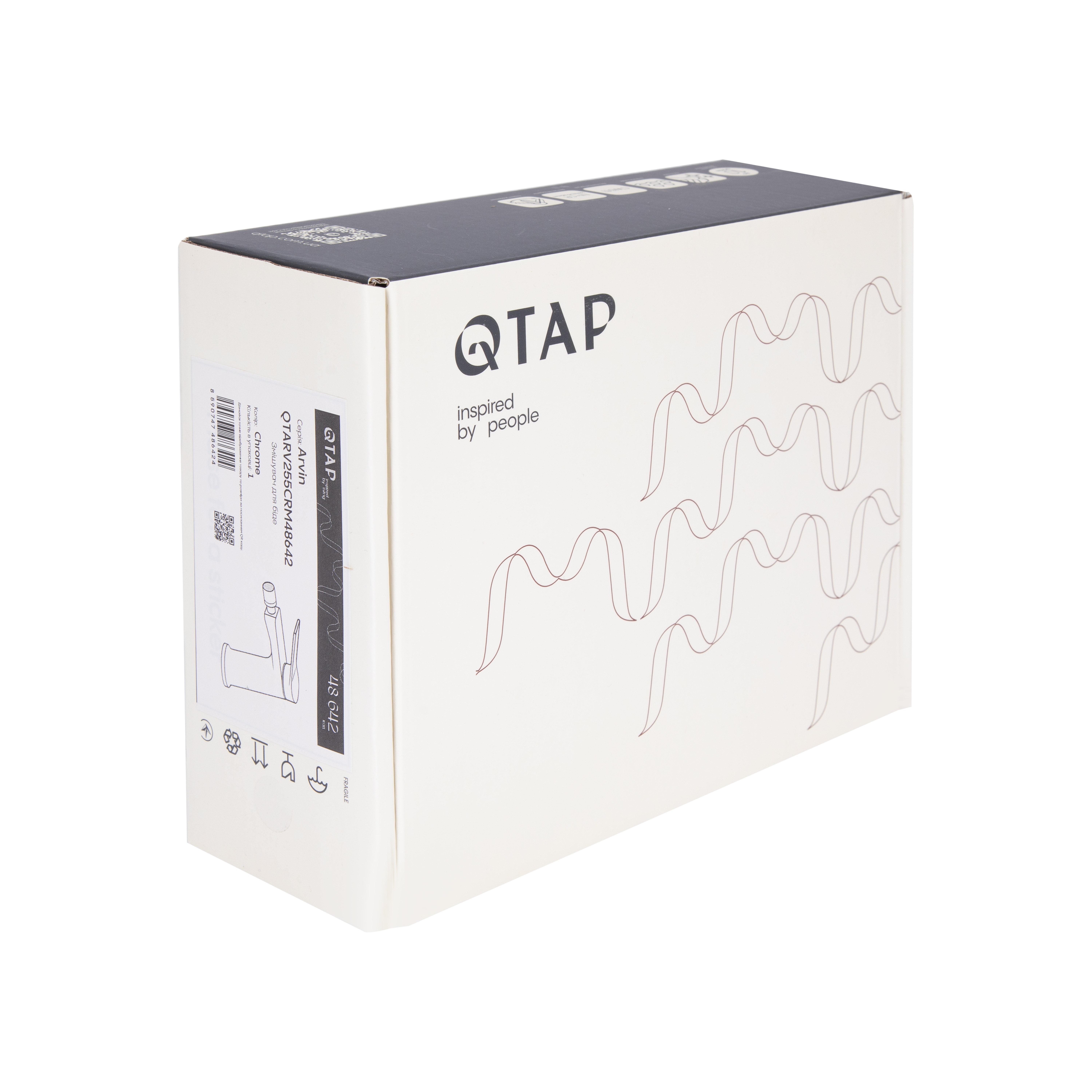 Смеситель для биде Qtap Arvin Chrome (QTARV255CRM48642)