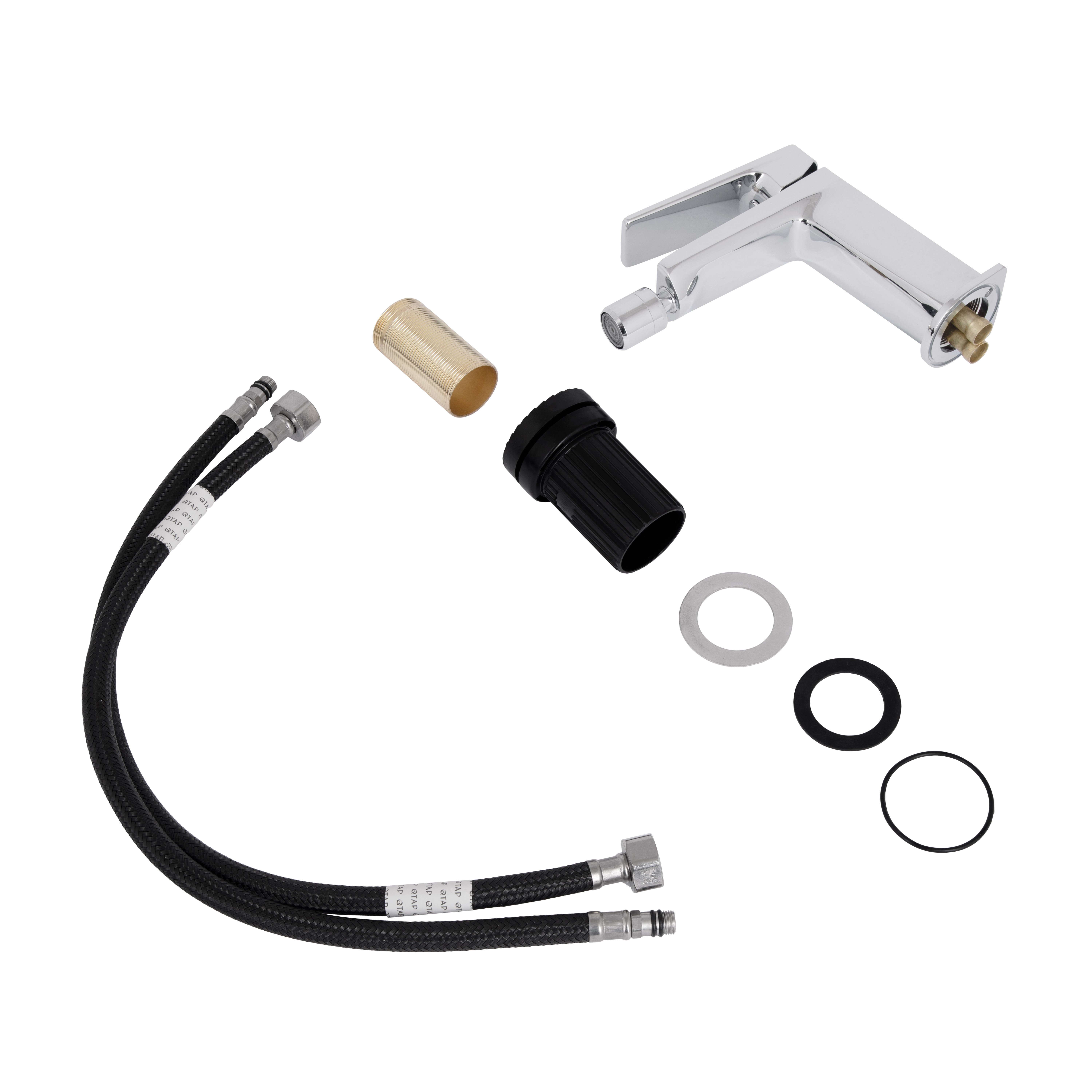 Смеситель для биде Qtap Crow Chrome (QTCRO255CRM49177)
