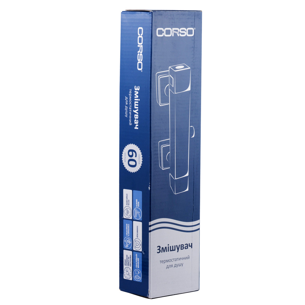 Змішувач для душу Corso Piave Ø27 термостатичний