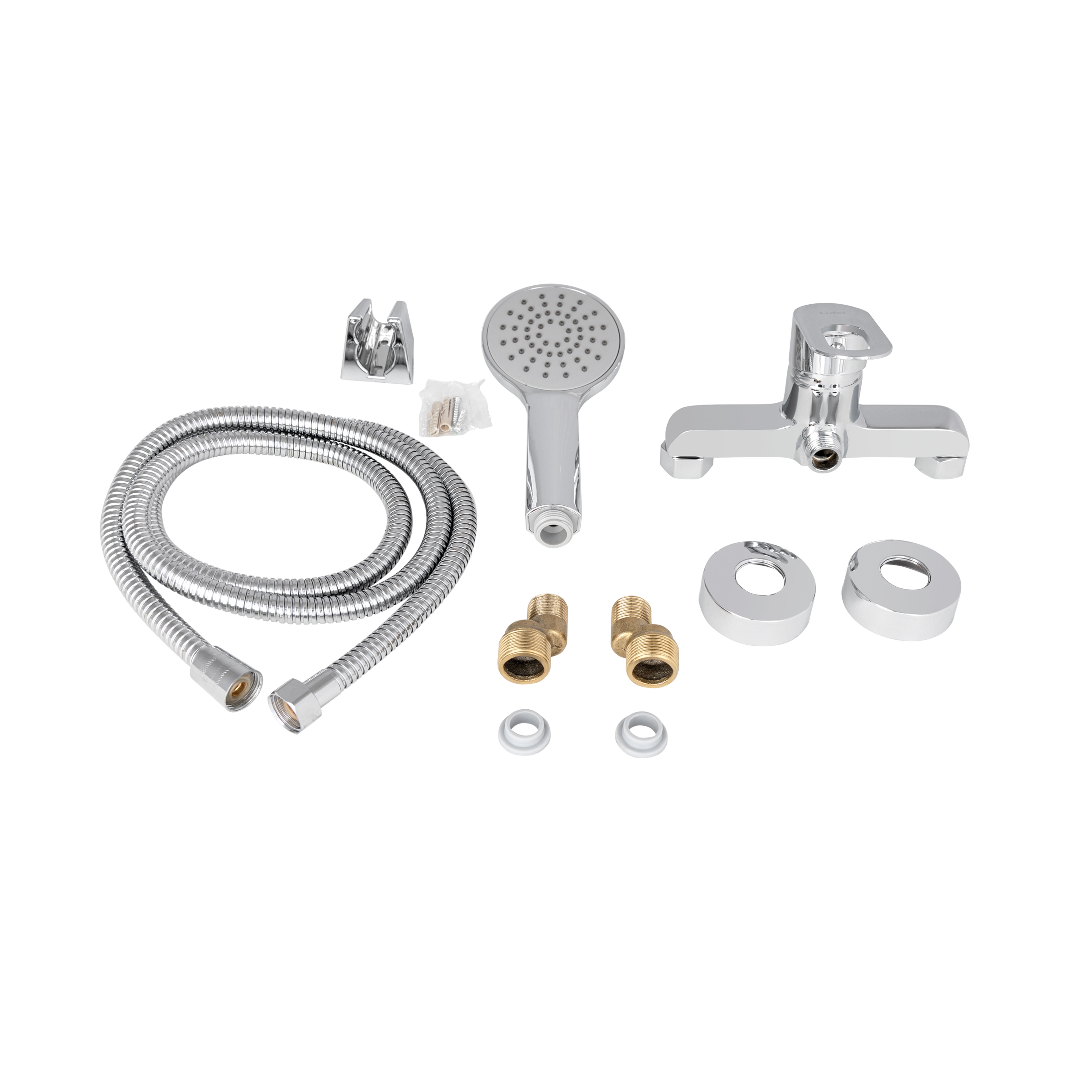Змішувач для душу Lidz Latwa 010 (з душовим гарнітуром) (k40) Chrome (LDLAT010CRM45416)