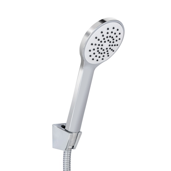 Змішувач для душу Lidz Latwa 010 (з душовим гарнітуром) (k40) White (LDLAT010WHI45426)