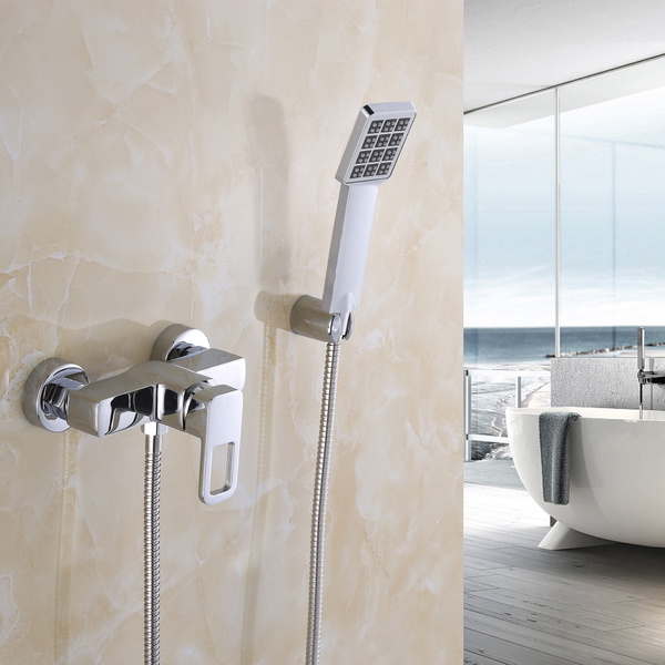 Змішувач для душу Lidz Wawel 010 (з душовим гарнітуром) (k40) Chrome (LDWAW010CRM45390)
