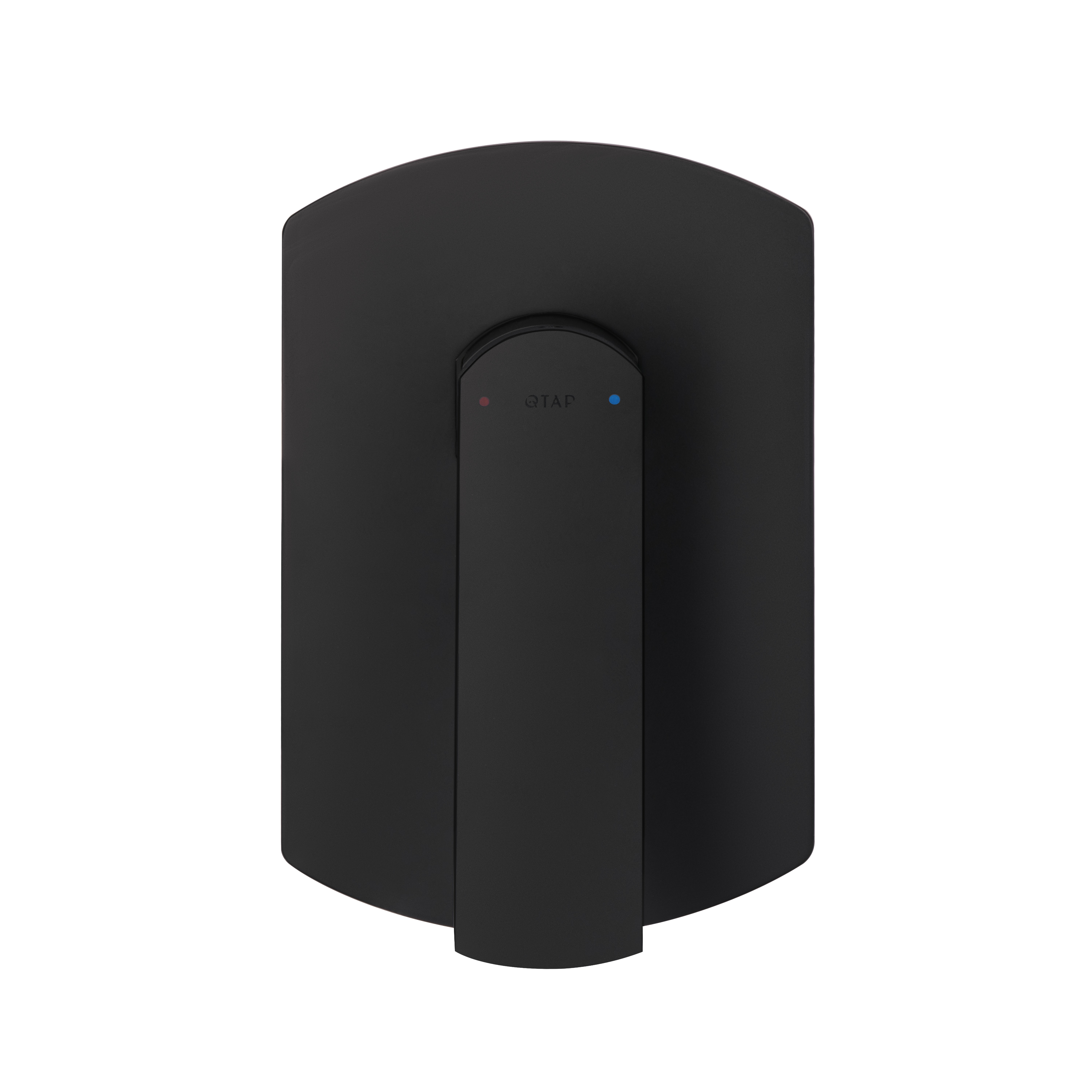 Змішувач для душу Qtap Slavonice прихованого монтажу Black Matt (QTSLA267BLM45903)