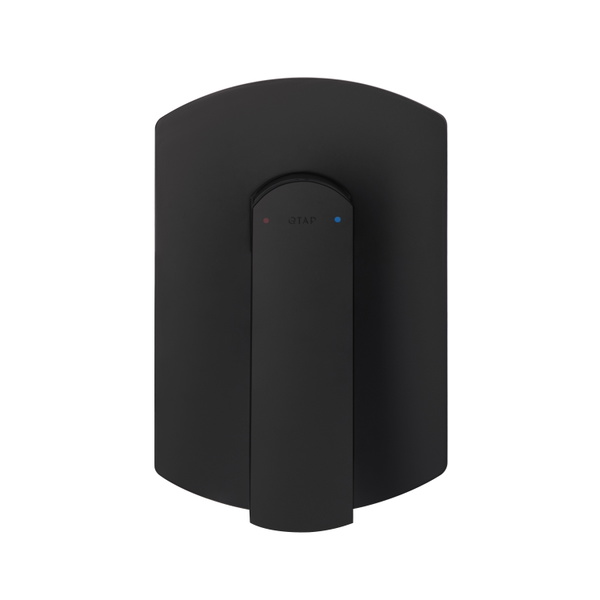 Змішувач для душу Qtap Slavonice прихованого монтажу Black Matt (QTSLA267BLM45903)