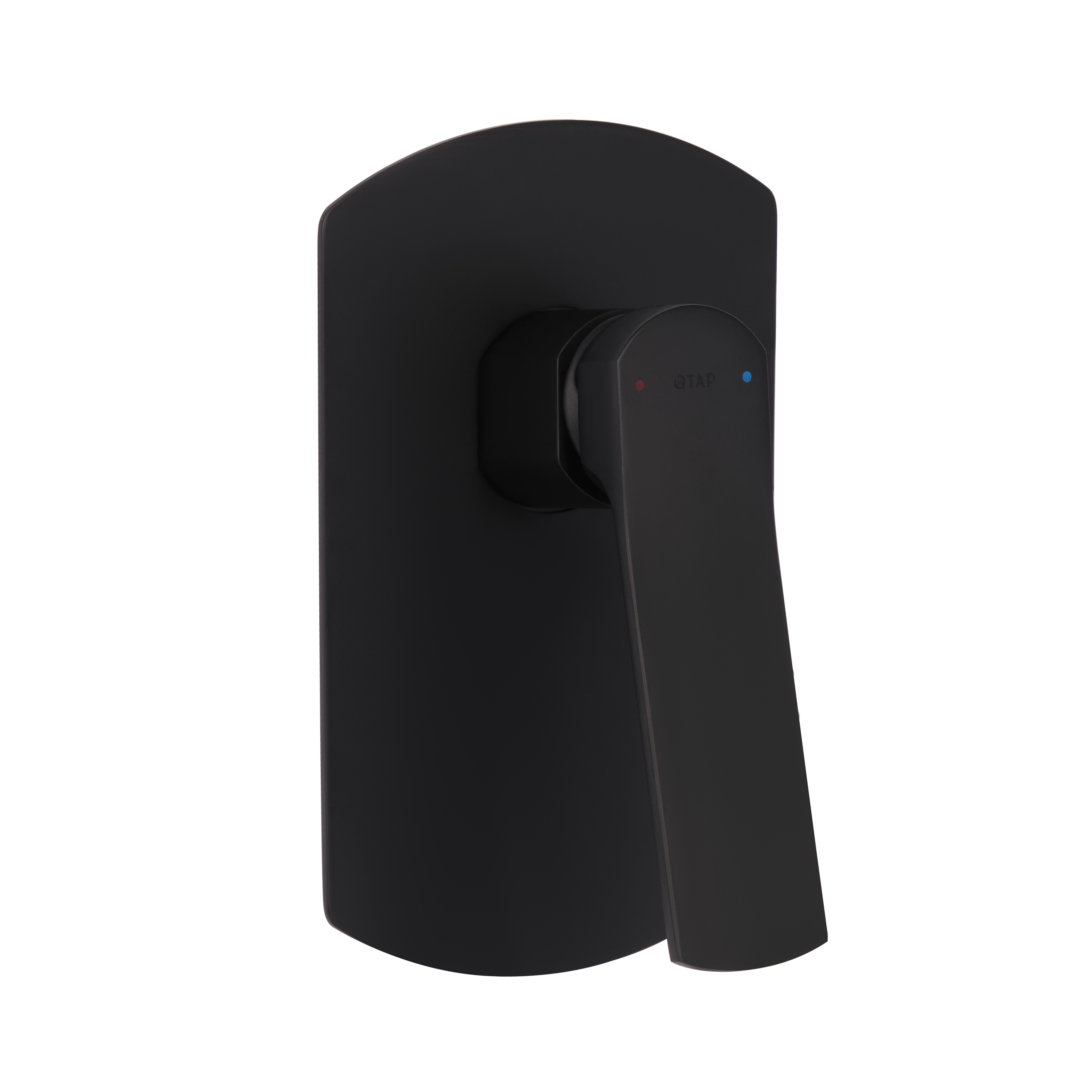 Змішувач для душу Qtap Slavonice прихованого монтажу Black Matt (QTSLA267BLM45903)