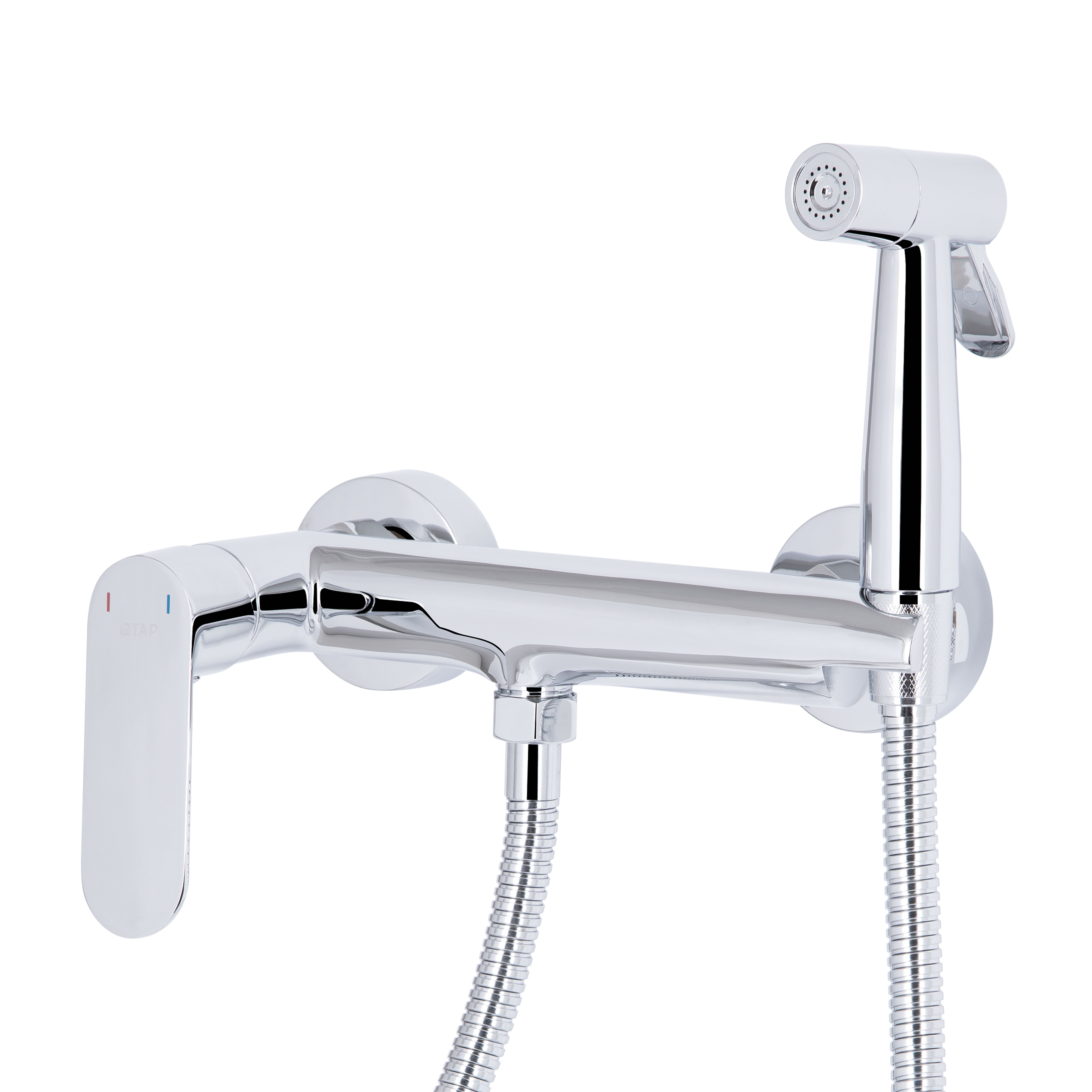 Змішувач для гігієнічного душу Qtap Evia Chrome (QTEVI262CRM47582)