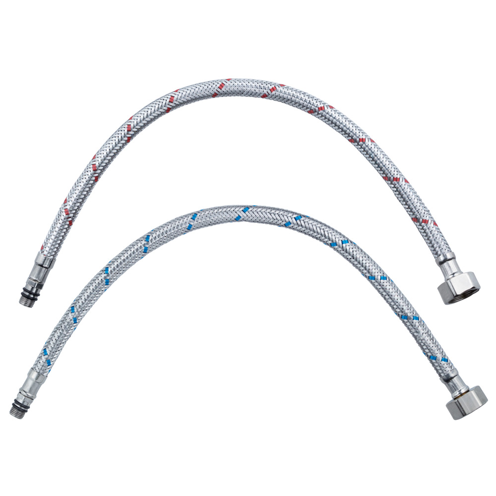 Змішувач для кухні Aquatica PL 1/2" гусак високий вухо на гайці