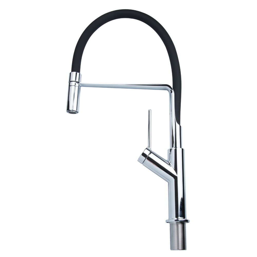 Змішувач для кухні Corso Adda силіконовий чорний на гайці Ø25 мм