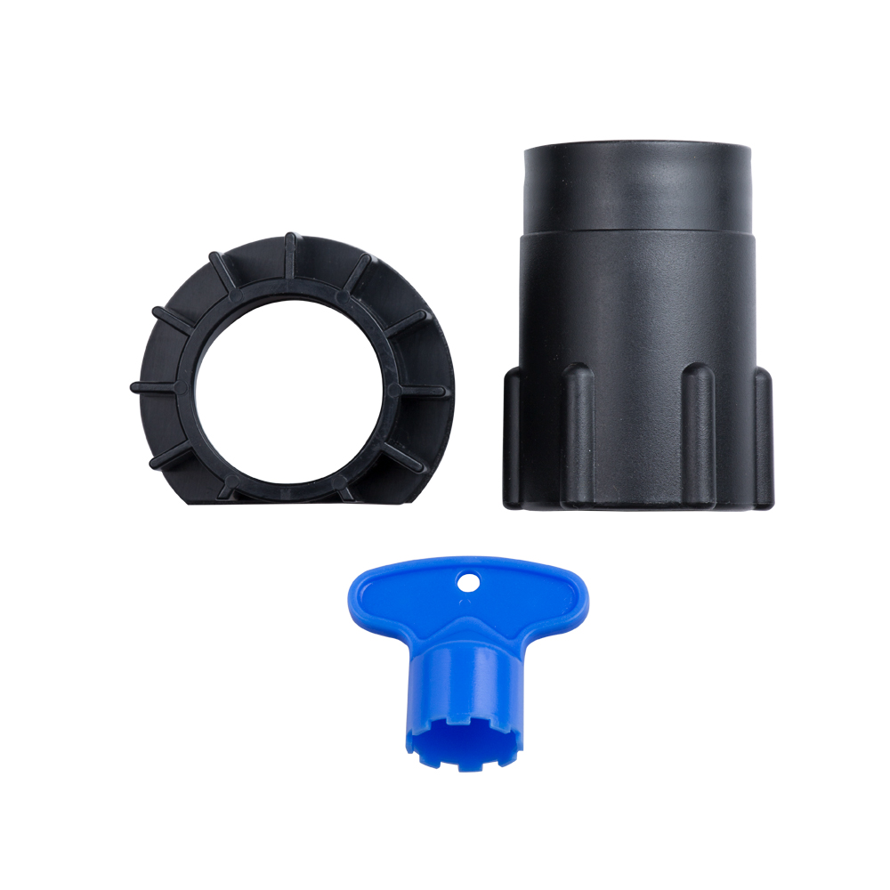 Змішувач для кухні Corso Adda силіконовий чорний на гайці Ø25 мм