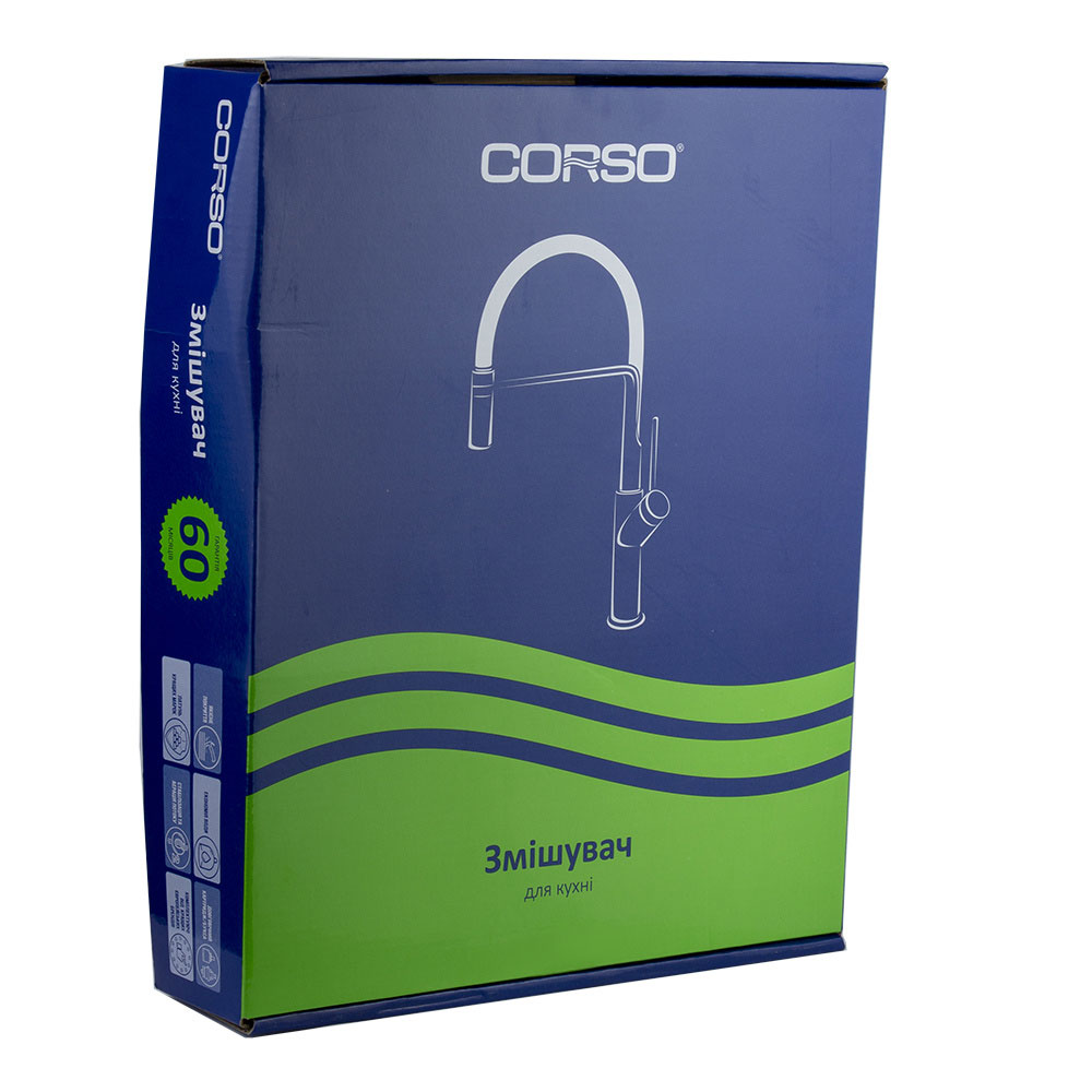 Змішувач для кухні Corso Arno 1/2" на шпильці