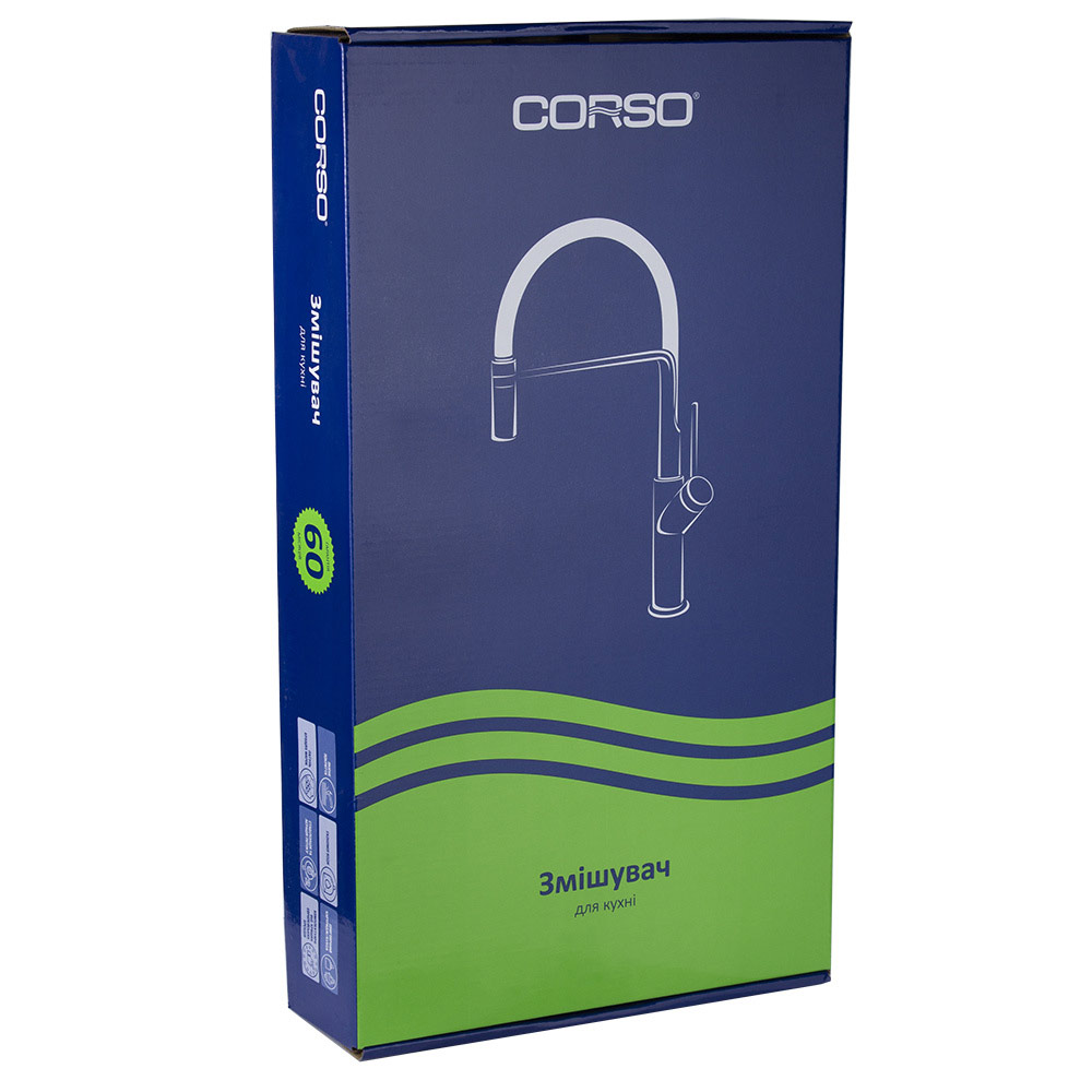 Змішувач для кухні Corso Como на гайці Ø35 мм