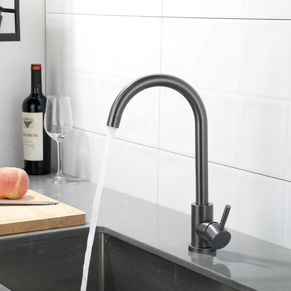 Змішувач для кухні Lidz Aria 015F (k35) Graphite (LDARI015FGRP49559)