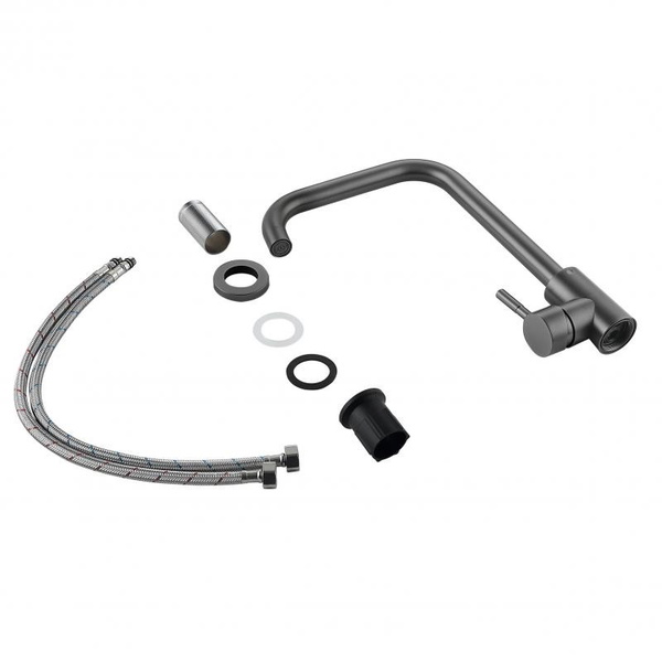 Змішувач для кухні Lidz Aria 015F1 (k35) Graphite (LDARI015F1GRP49558)