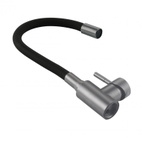 Змішувач для кухні Lidz Aria 015F3 (k35) з гнучким виливом Graphite/Black (LDARI015F3BGRP49564)