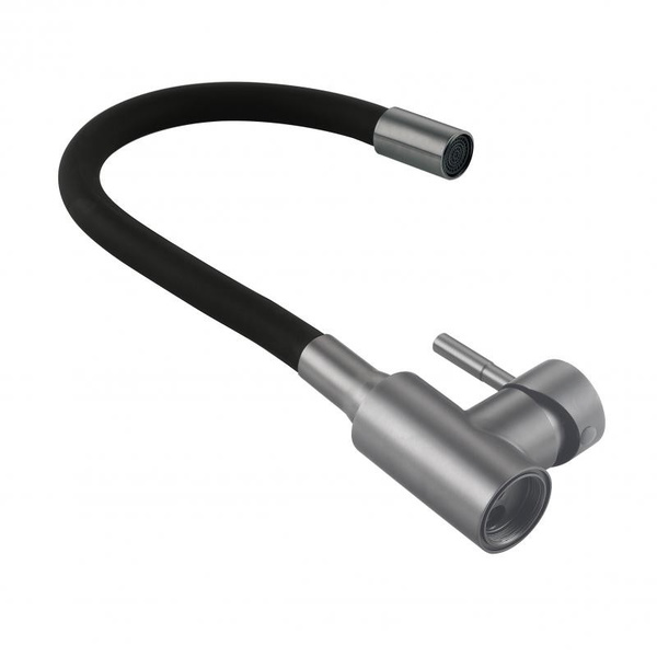 Змішувач для кухні Lidz Aria 015F3 (k35) з гнучким виливом Graphite/Black (LDARI015F3BGRP49564)