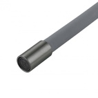 Змішувач для кухні Lidz Aria 015F3 (k35) з гнучким виливом Graphite/Grey (LDARI015F3GGRP49565)