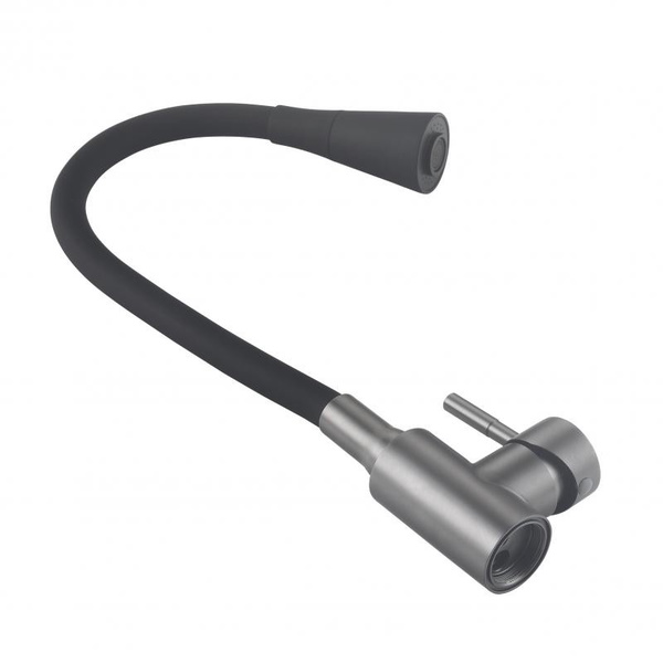 Змішувач для кухні Lidz Aria 015F31 (k35) з гнучким виливом Graphite/Black (LDARI015F31BGRP49566)