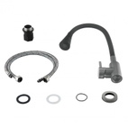 Змішувач для кухні Lidz Aria 015F31 (k35) з гнучким виливом Graphite/Black (LDARI015F31BGRP49566)
