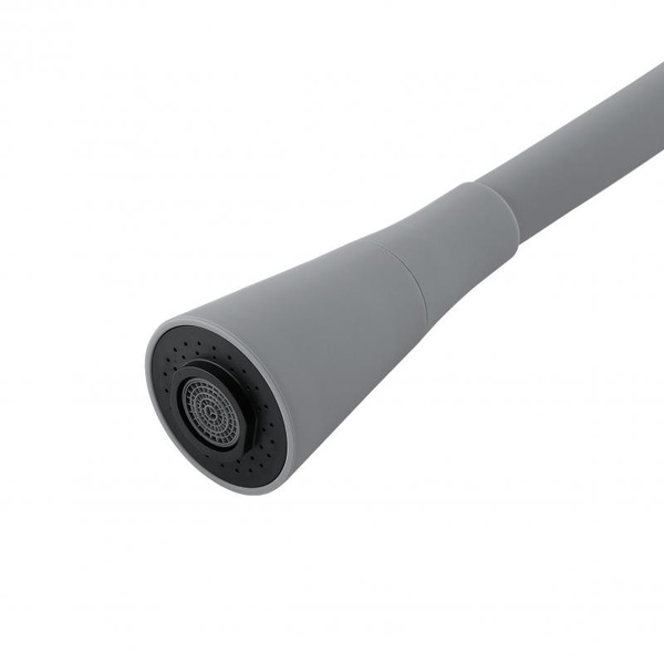 Змішувач для кухні Lidz Aria 015F31 (k35) з гнучким виливом Graphite/Grey (LDARI015F31GGRP49567)