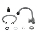 Змішувач для кухні Lidz Aria 015F31 (k35) з гнучким виливом Graphite/Grey (LDARI015F31GGRP49567)