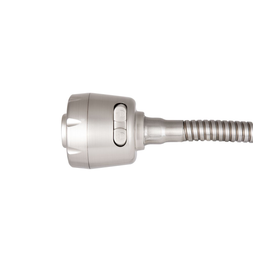 Змішувач для кухні Lidz Aria 015F41 з гнучким виливом (k35) Nickel (LDARI015F41NKS45306)