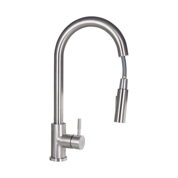 Змішувач для кухні Lidz Aria 015FL2 (k35) Nickel (LDARI015FL2NKS43397)