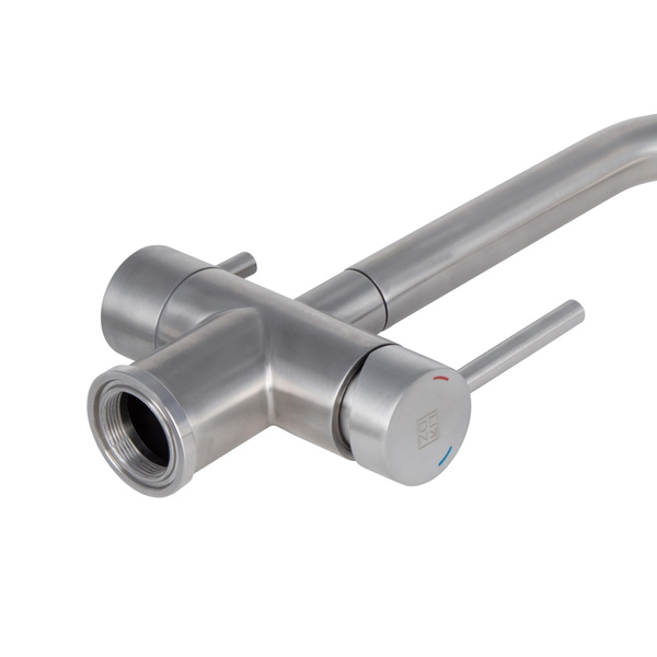 Змішувач для кухні Lidz Aria 020F1 (k35) Nickel (LDARI020F1NKS43359)