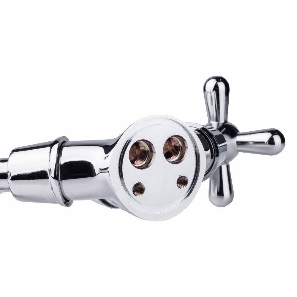 Змішувач для кухні Lidz Dominox 271 двохвентильний Chrome (LDDOM271CRM35534)