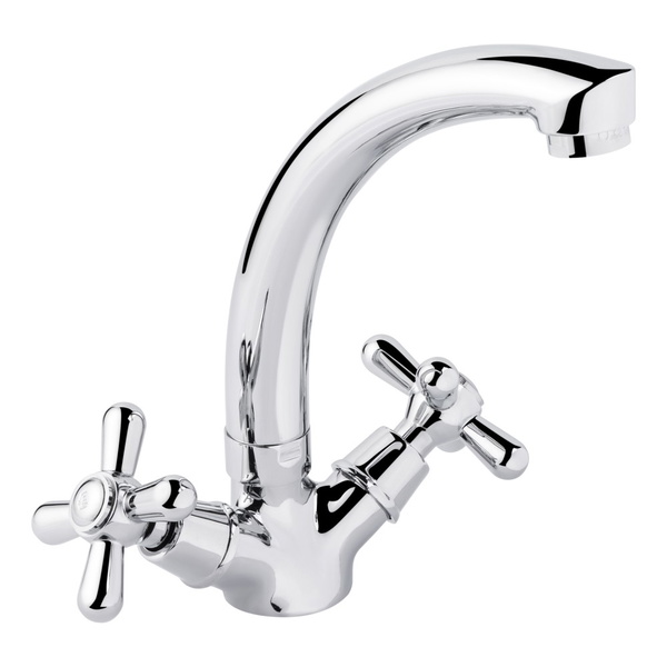 Змішувач для кухні Lidz Dominox 272 двохвентильний Chrome (LDDOM272CRM35537)