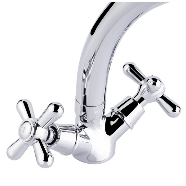 Змішувач для кухні Lidz Dominox 272 двохвентильний Chrome (LDDOM272CRM35537)