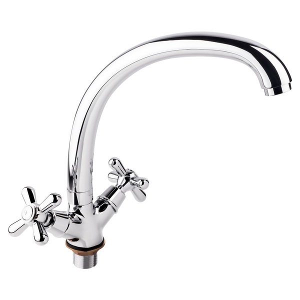 Змішувач для кухні Lidz Dominox 273F двохвентильний Chrome (LDDOM273FCRM35539)