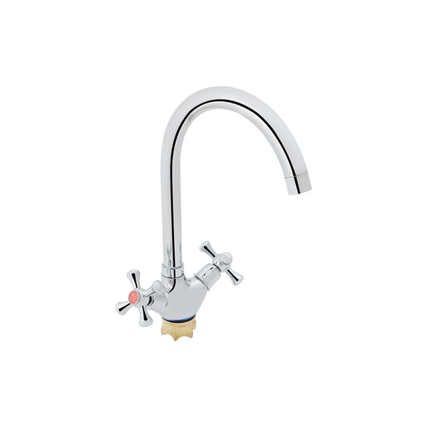 Змішувач для кухні Lidz Lamb 278F двохвентильний Chrome (LDLAM278FCRM35071)