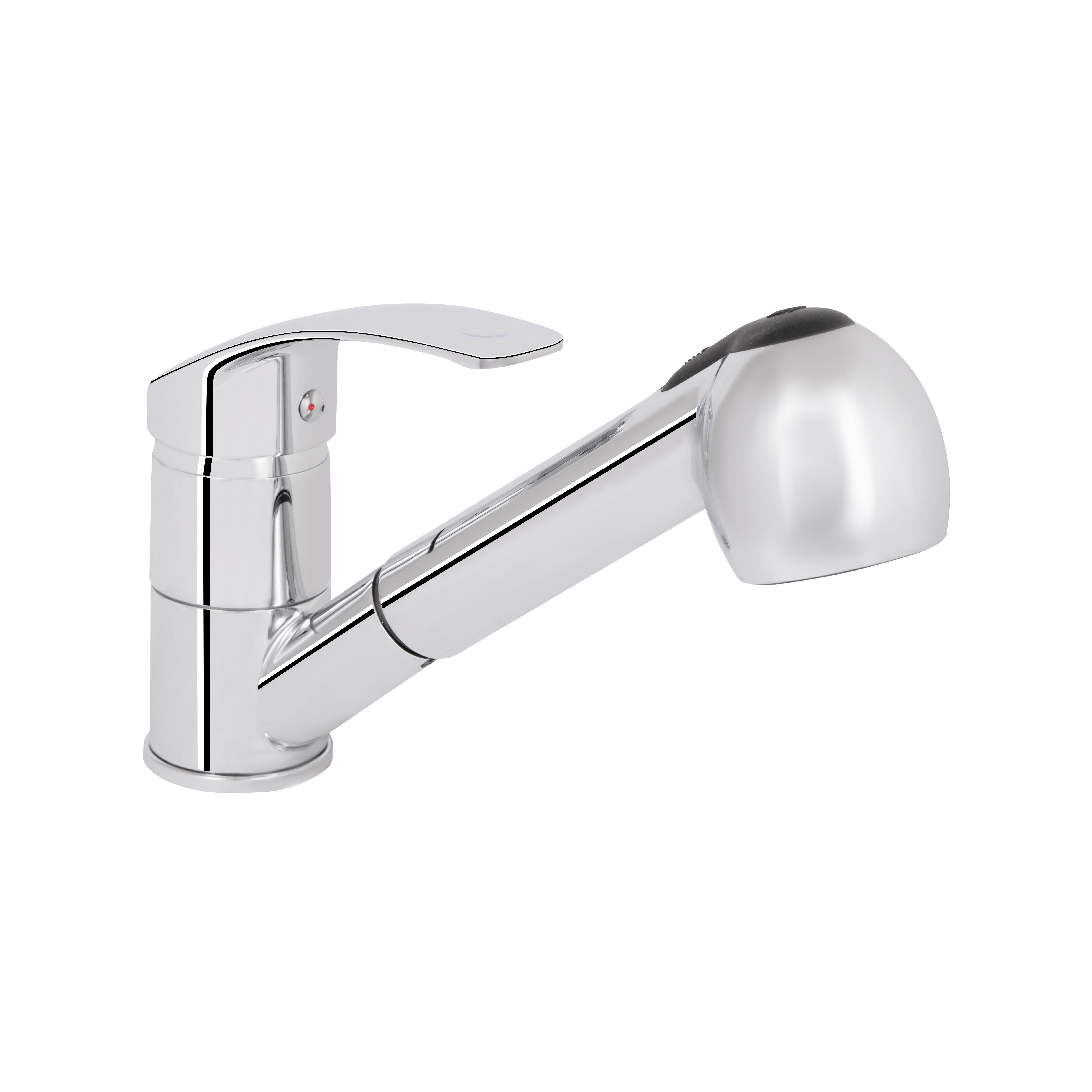 Змішувач для кухні Lidz Mars 011 з висувним виливом (k40) Chrome (LDMAR011CRM34859)