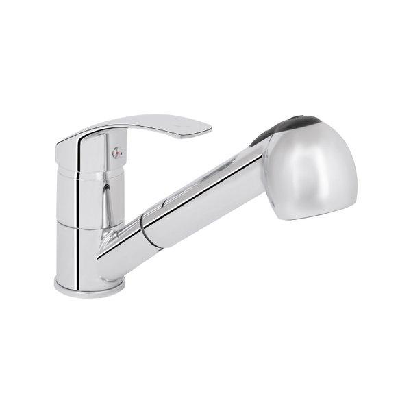 Змішувач для кухні Lidz Mars 011 з висувним виливом (k40) Chrome (LDMAR011CRM34859)