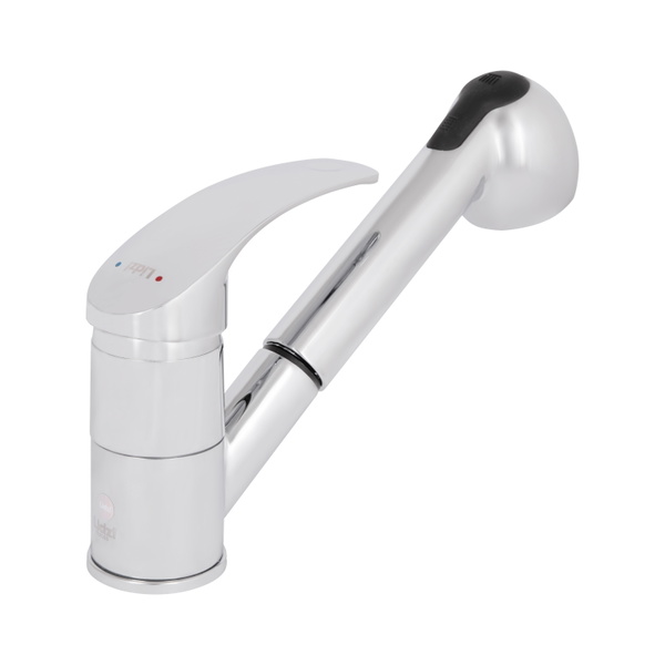 Змішувач для кухні Lidz Mars 011 з висувним виливом (k40) Chrome (LDMAR011CRM34859)