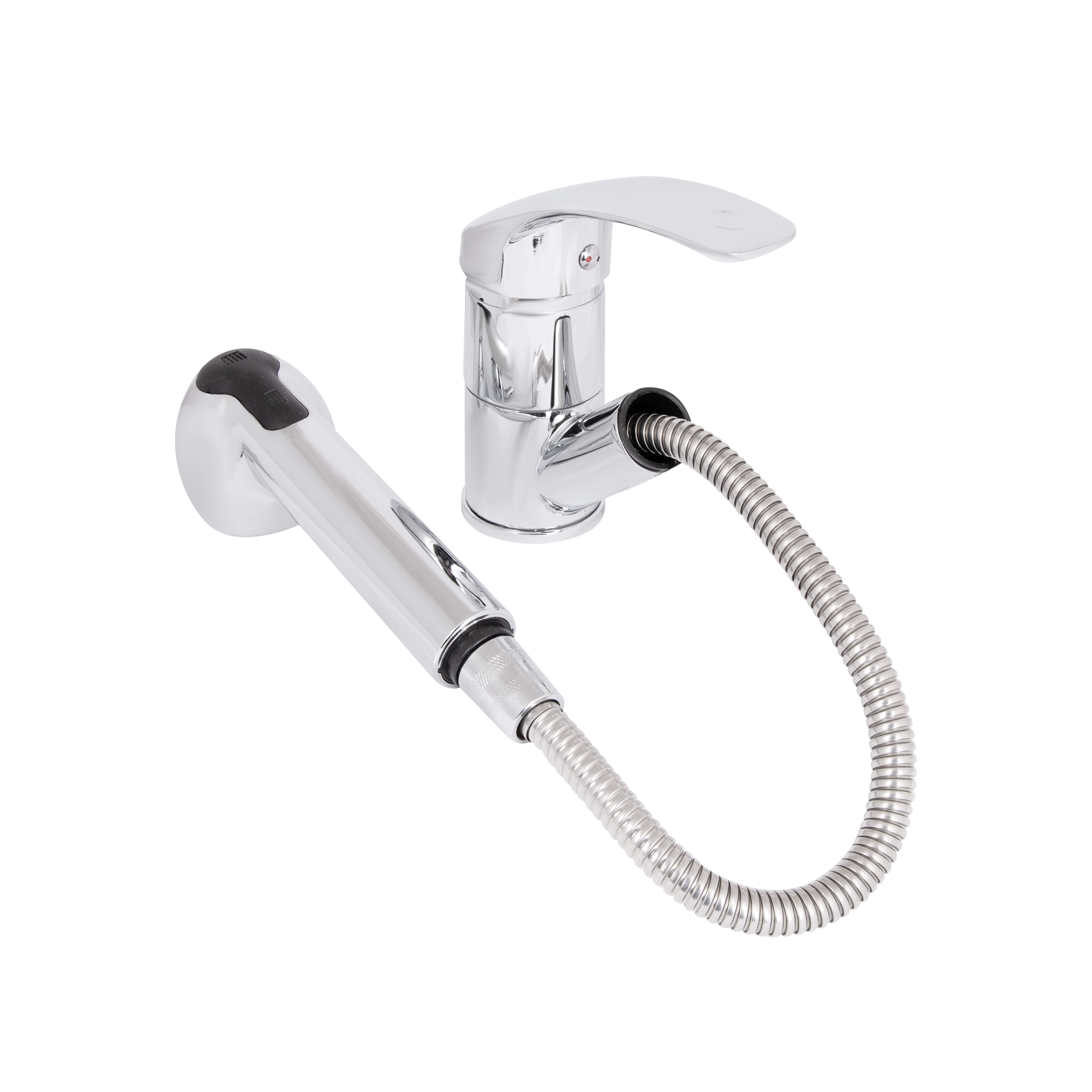 Змішувач для кухні Lidz Mars 011 з висувним виливом (k40) Chrome (LDMAR011CRM34859)