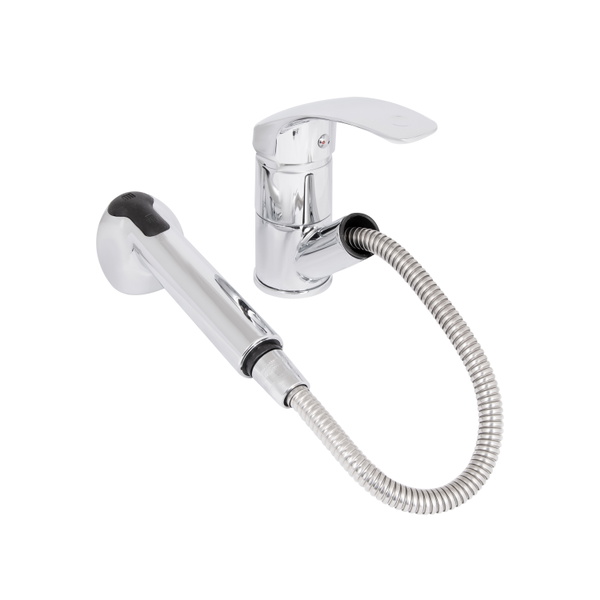 Змішувач для кухні Lidz Mars 011 з висувним виливом (k40) Chrome (LDMAR011CRM34859)
